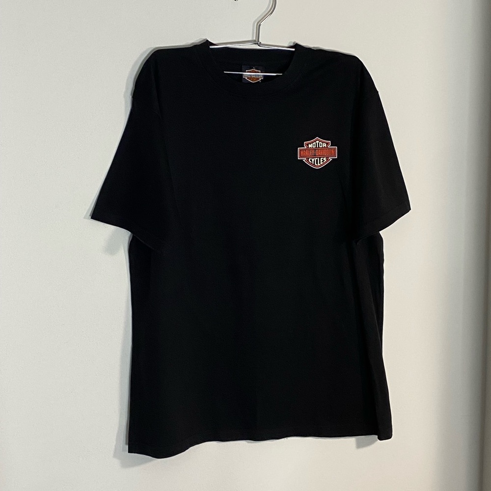 Vintage Harley -Davidson Black Short Sleeve Tee Classic Logo Size L